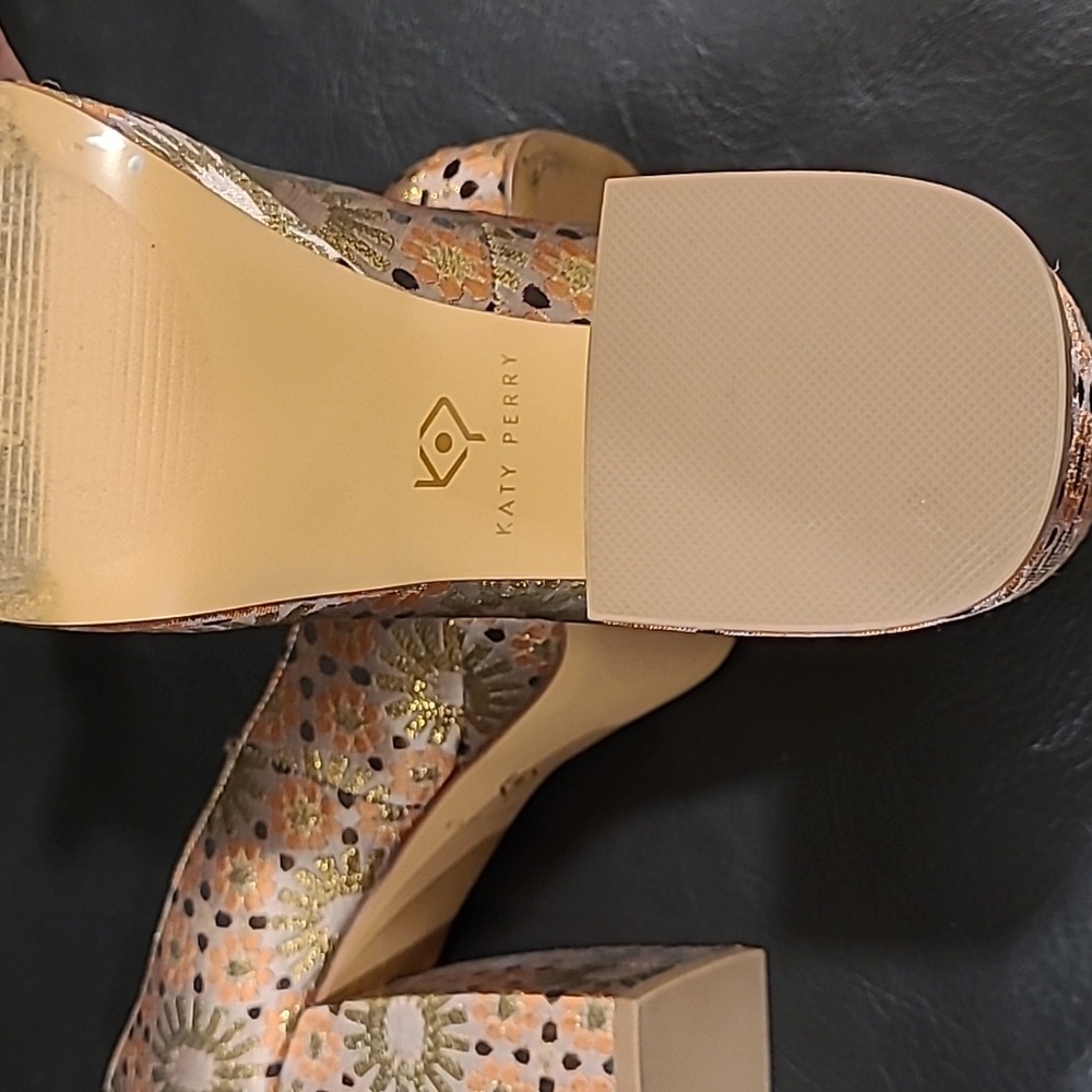 Katy Perry Floral Patterned Women's Platform Heels 9.5 - Picture 8 of 12